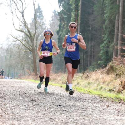 Hollie trail running