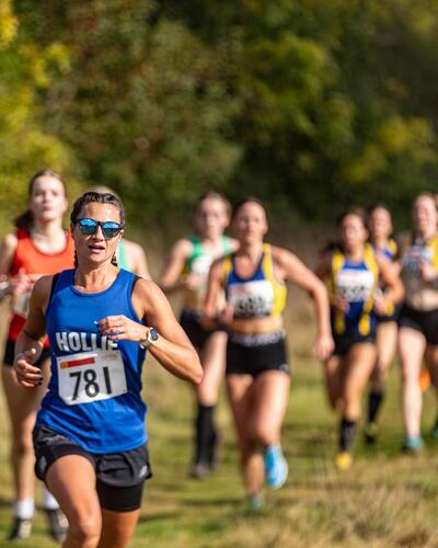 Hollie cross country running